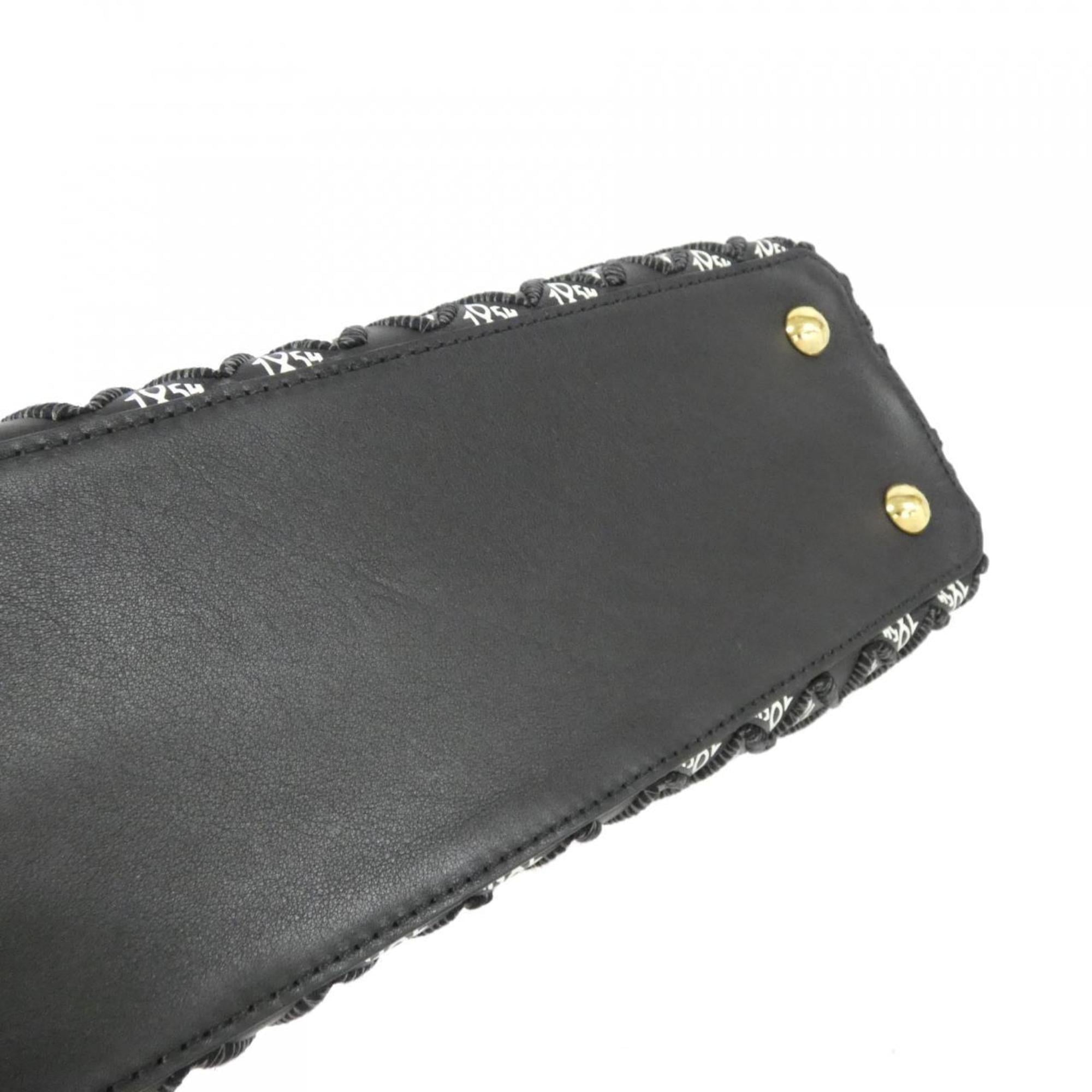 Louis Vuitton Black Leather Handbag