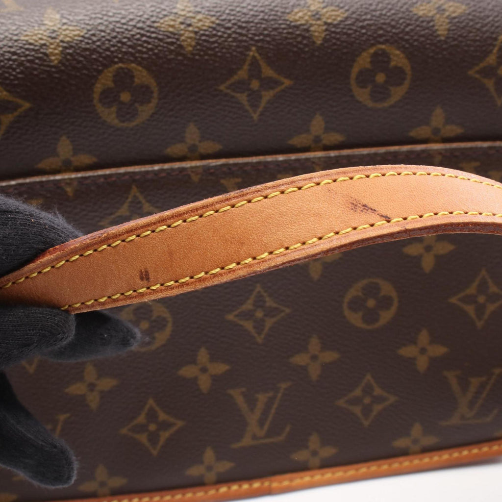 Louis Vuitton Brown Coated Canvas Pvc Leather Monogram Shoulder Bag