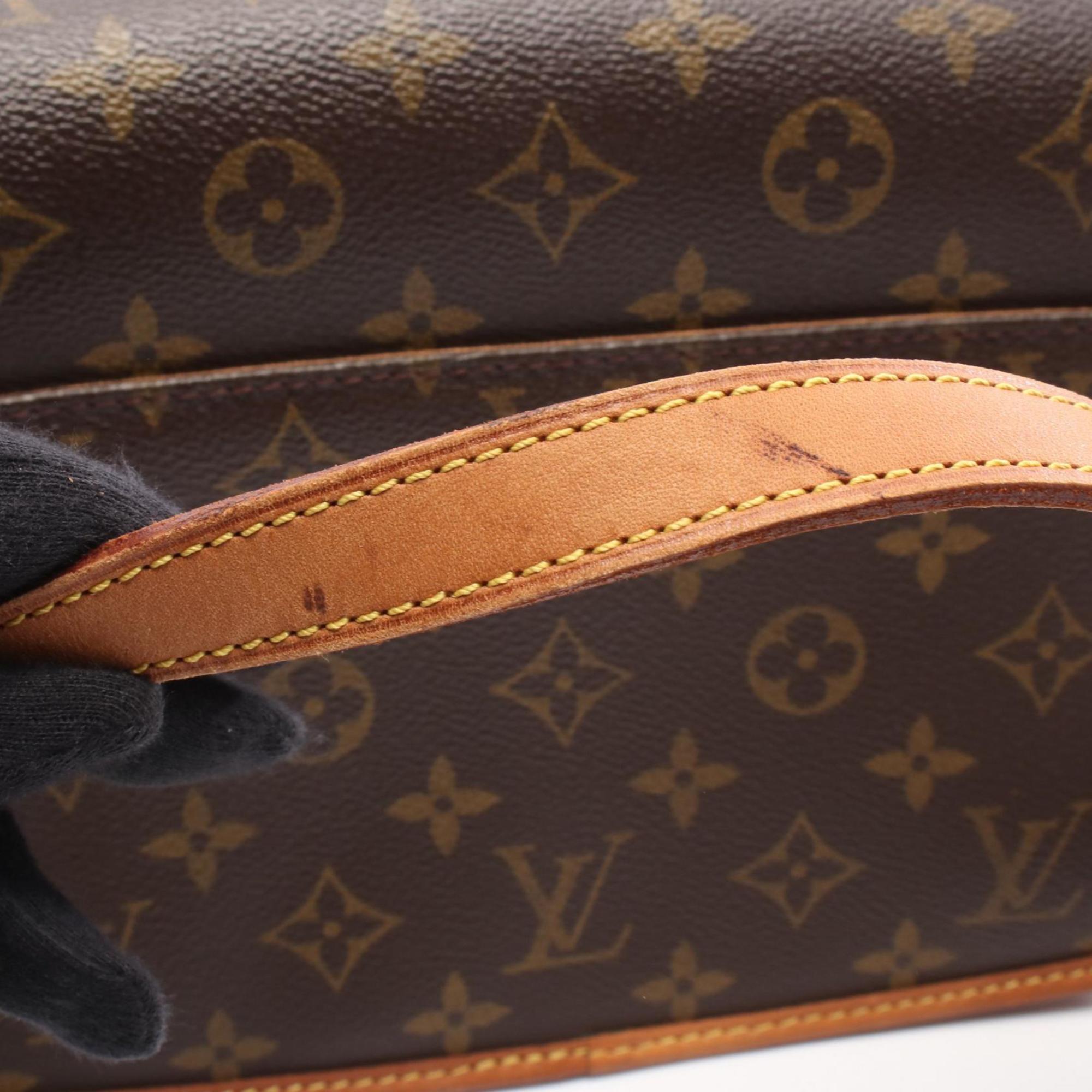 Louis Vuitton Brown Coated Canvas Pvc Leather Monogram Shoulder Bag
