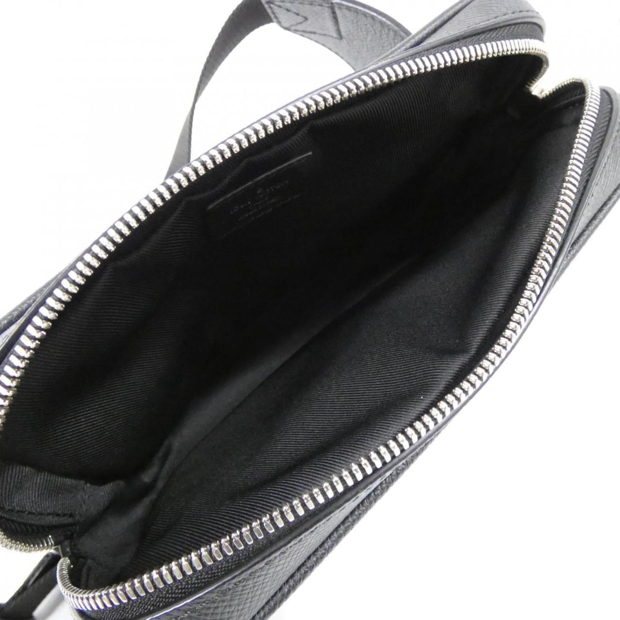 Louis Vuitton Black Leather Shoulder Bag
