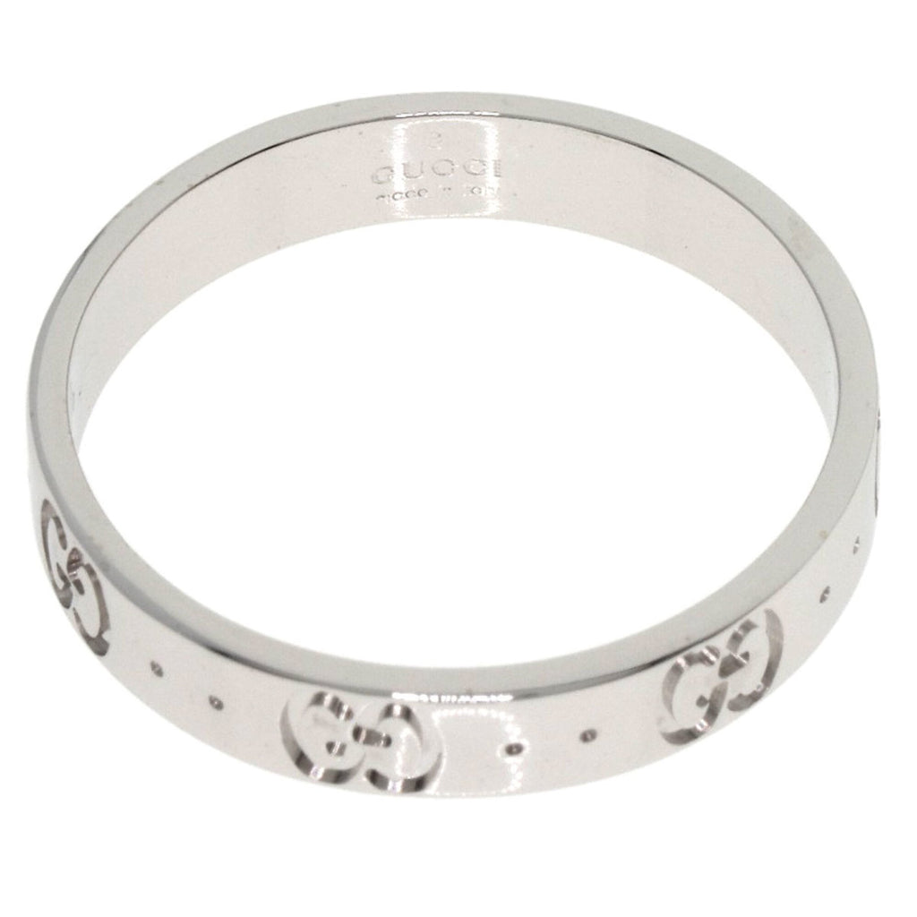 Gucci Icon White Gold (18K) Band Ring (Pre-Owned)