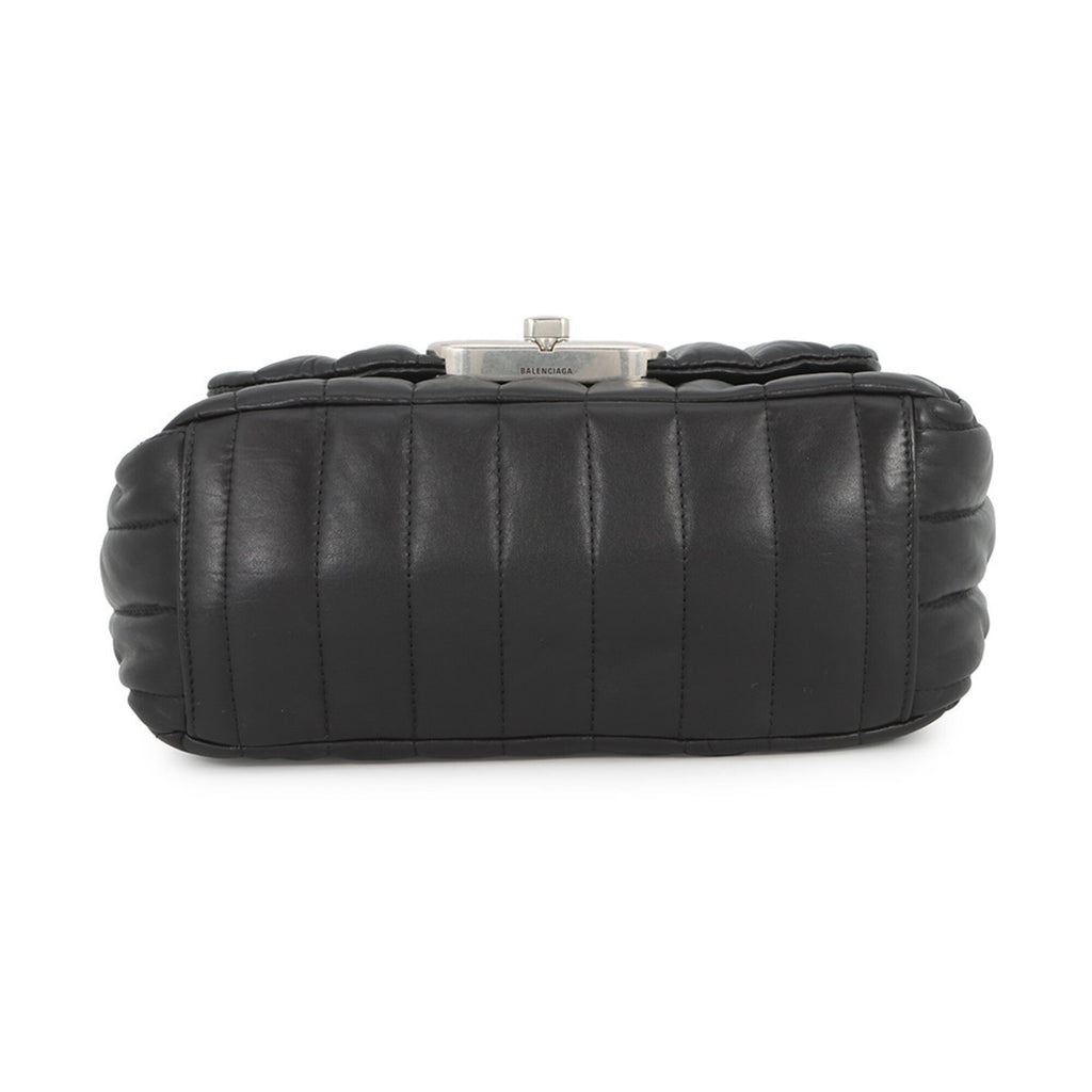 Balenciaga Black Leather Handbag Shoulder