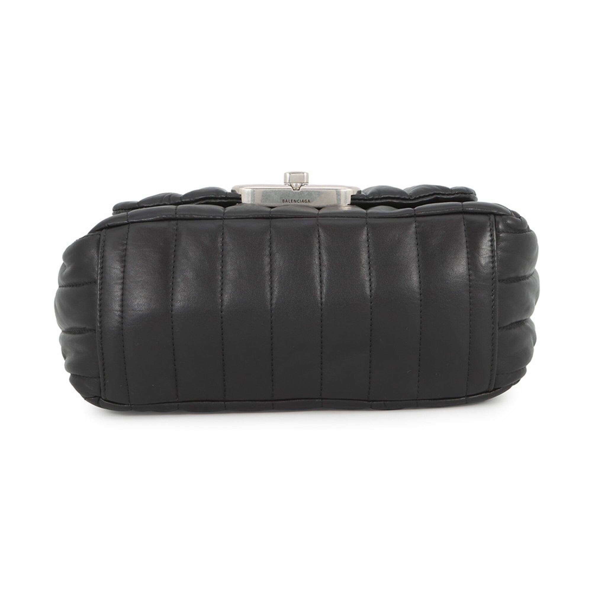 Balenciaga Black Leather Handbag Shoulder