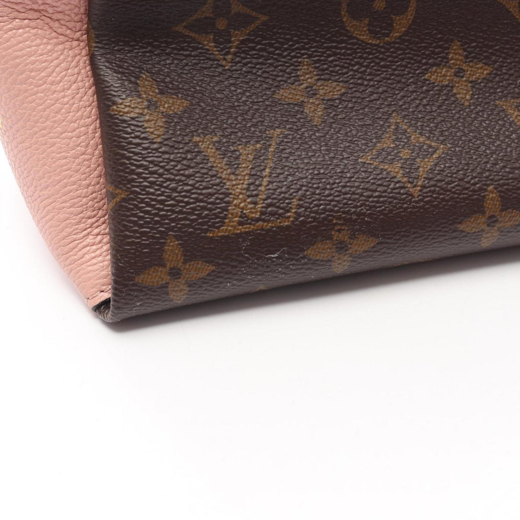 Louis Vuitton Brown Monogram Pink Coated Canvas Shoulder Bag