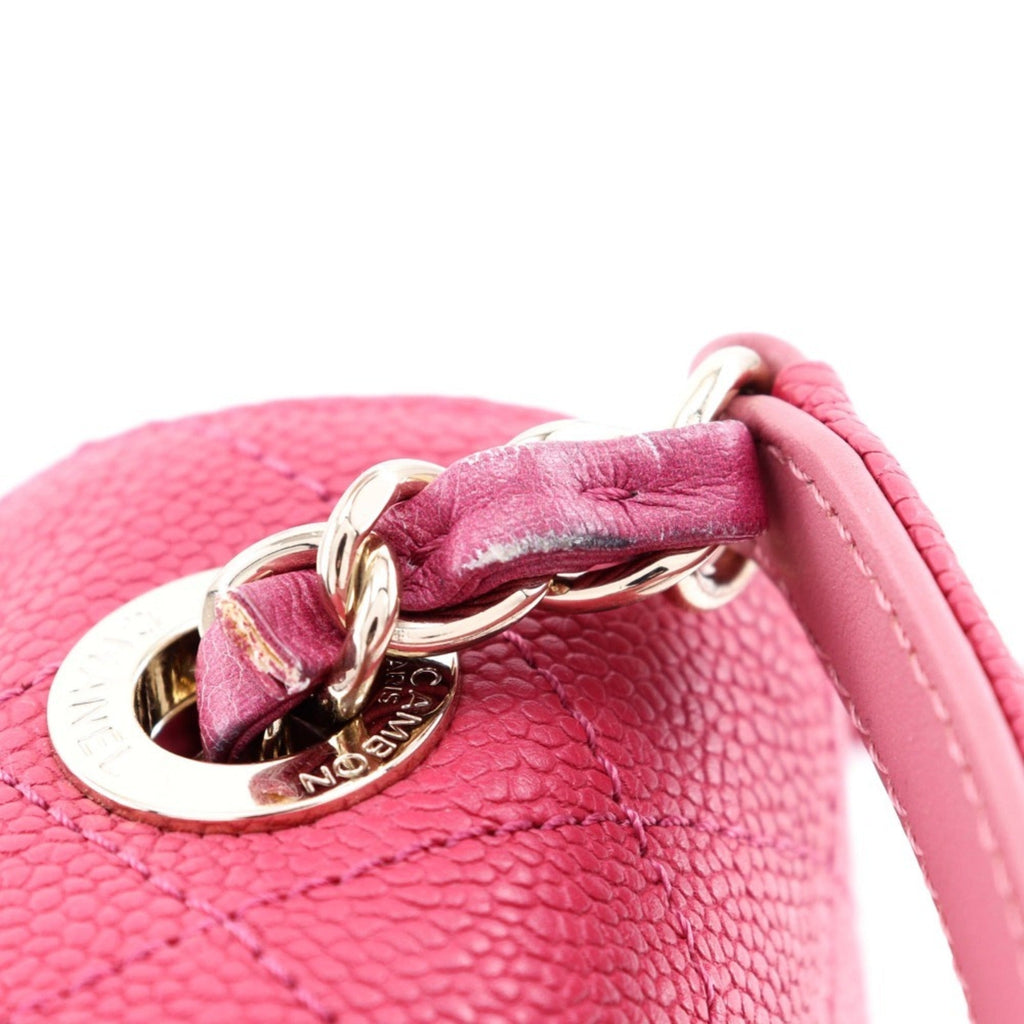 Chanel Pink Caviar Leather Handbag