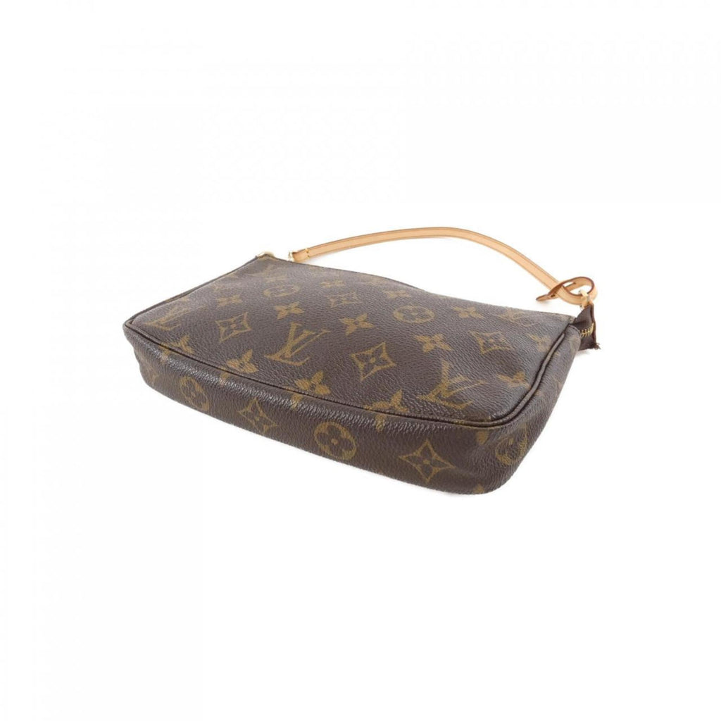 Louis Vuitton Brown Coated Canvas Pouch