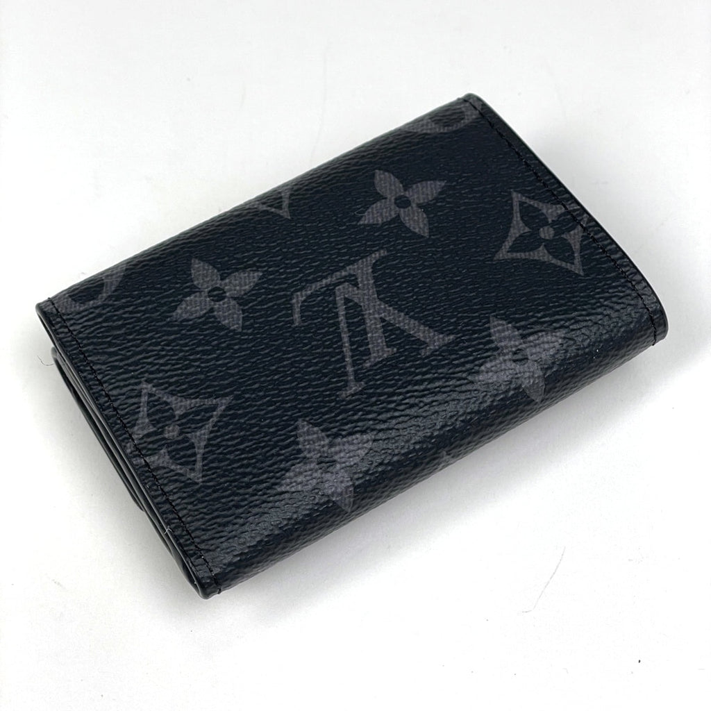 Louis Vuitton Black Monogram Eclipse Monogram Reverse Noir Monogram Eclipse Monogram Reverse Wallet (Tri-Fold)