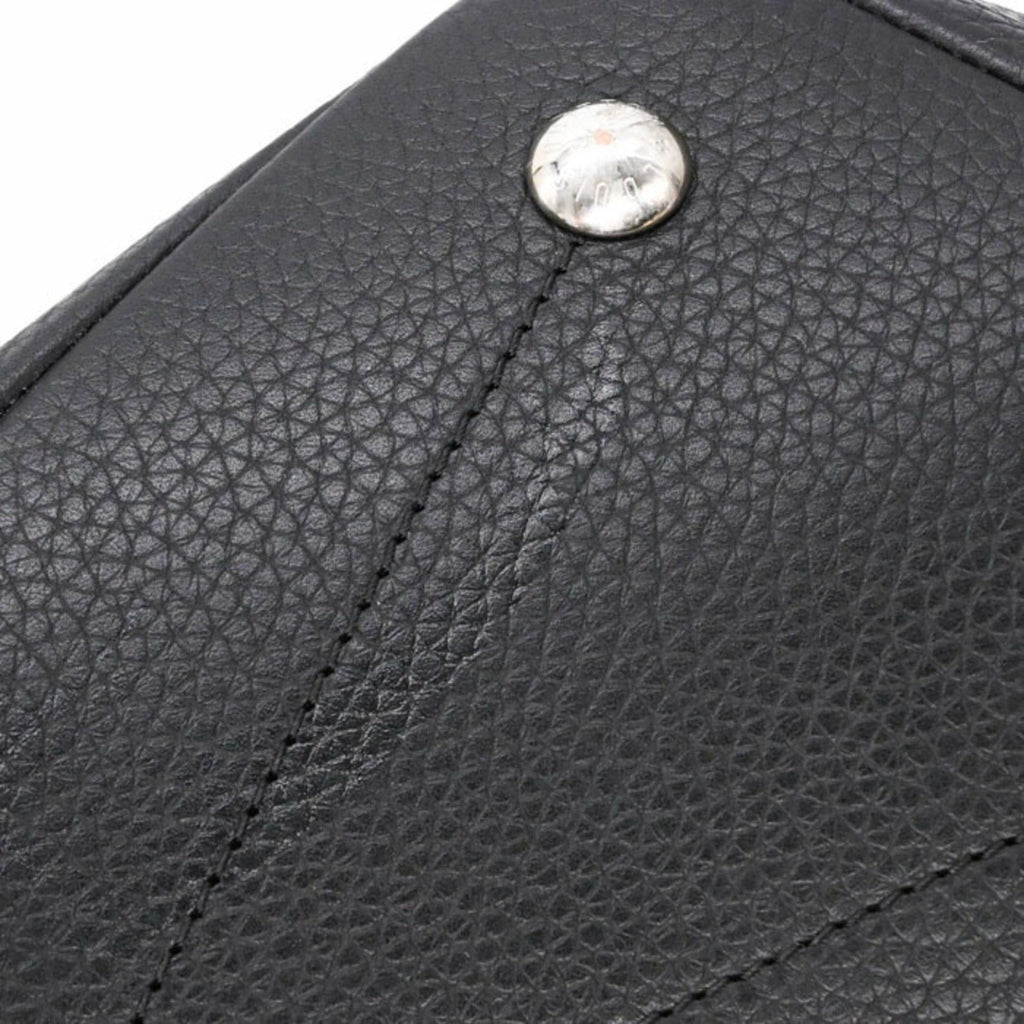 Louis Vuitton Black Leather Backpack