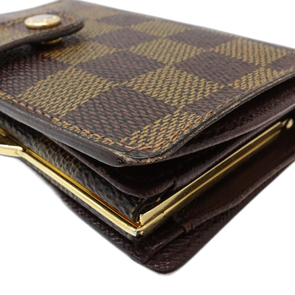 Louis Vuitton Damier Damier Canvas Ebene Damier Canvas Wallet