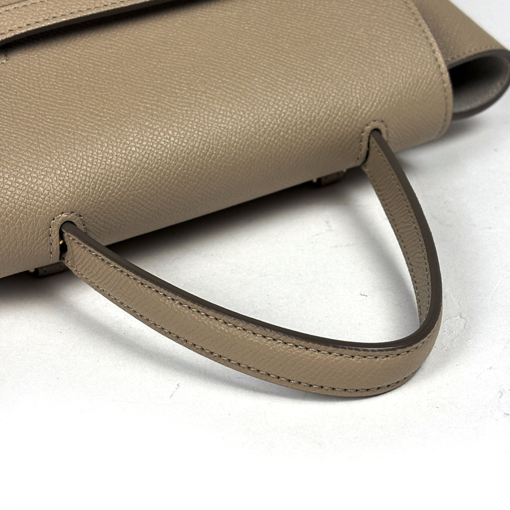 Celine Beige Leather Handbag Shoulder Bag