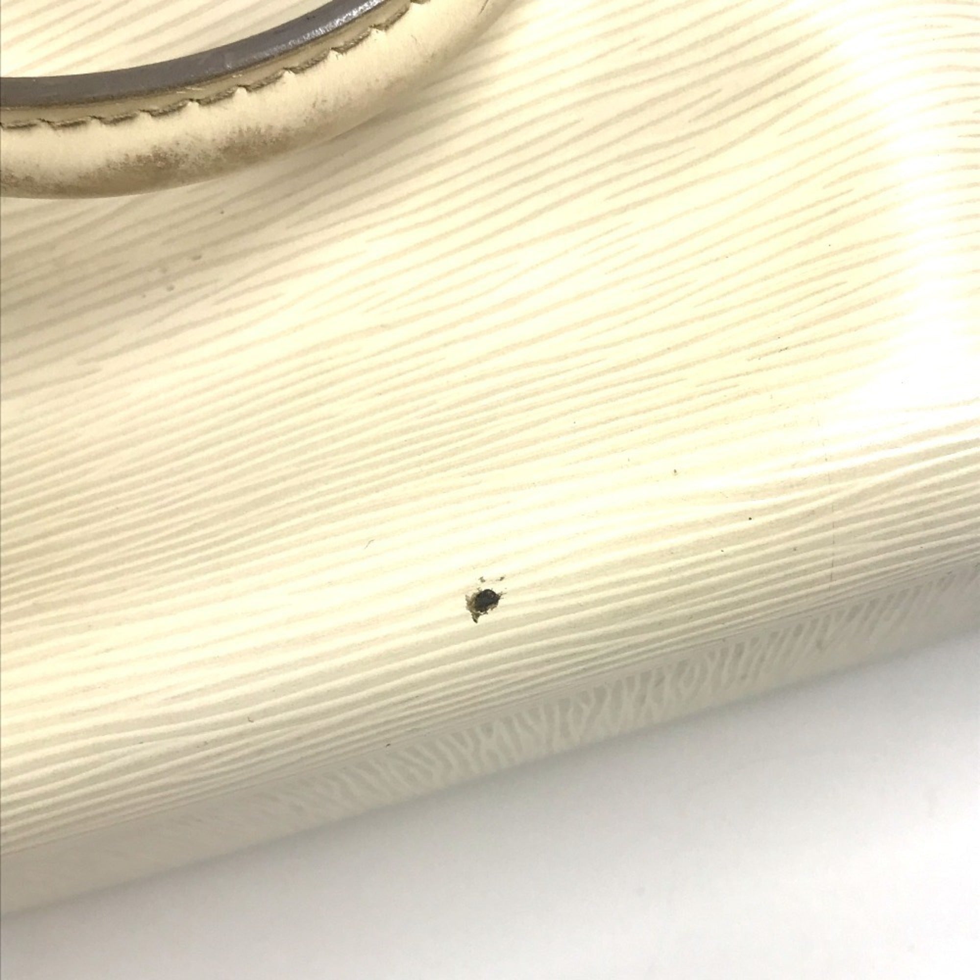 Louis Vuitton Lv Off White White Epi Leather Handbag Tote Bag