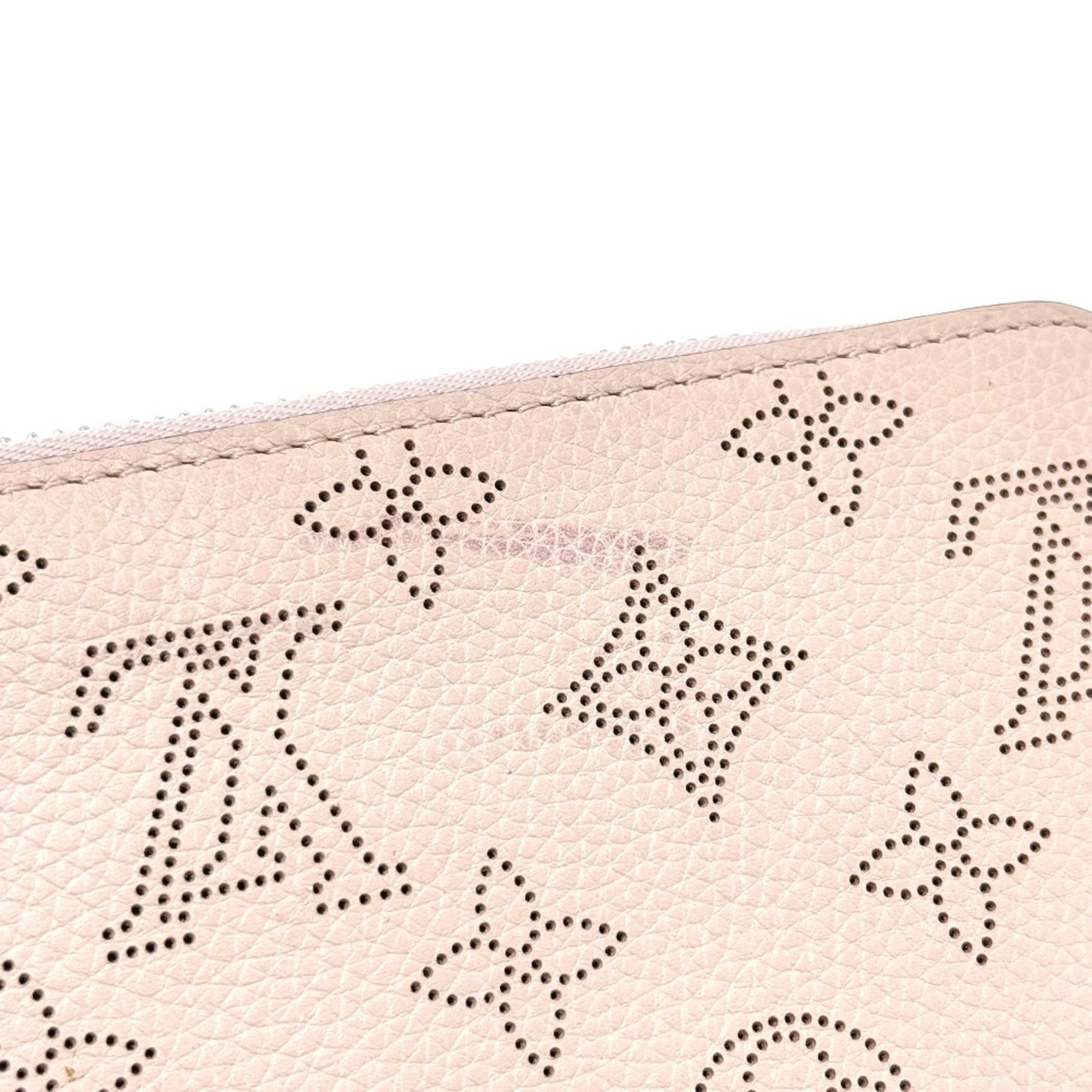 Louis Vuitton Mahina Magnolia Mahina Leather Long Wallet