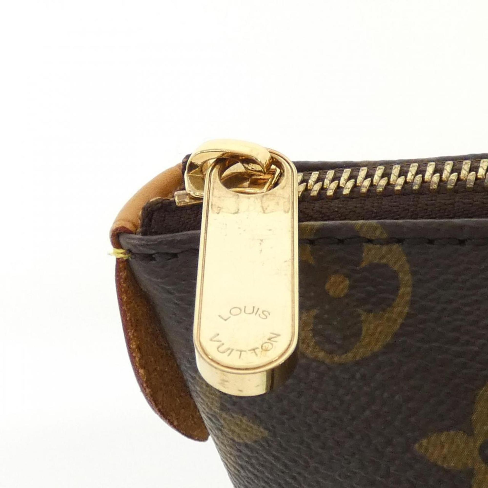 Louis Vuitton Marron Coated Canvas Handbag