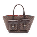 Louis Vuitton Brown Damier Canvas Coated Canvas Damier Canvas Leather Handbag