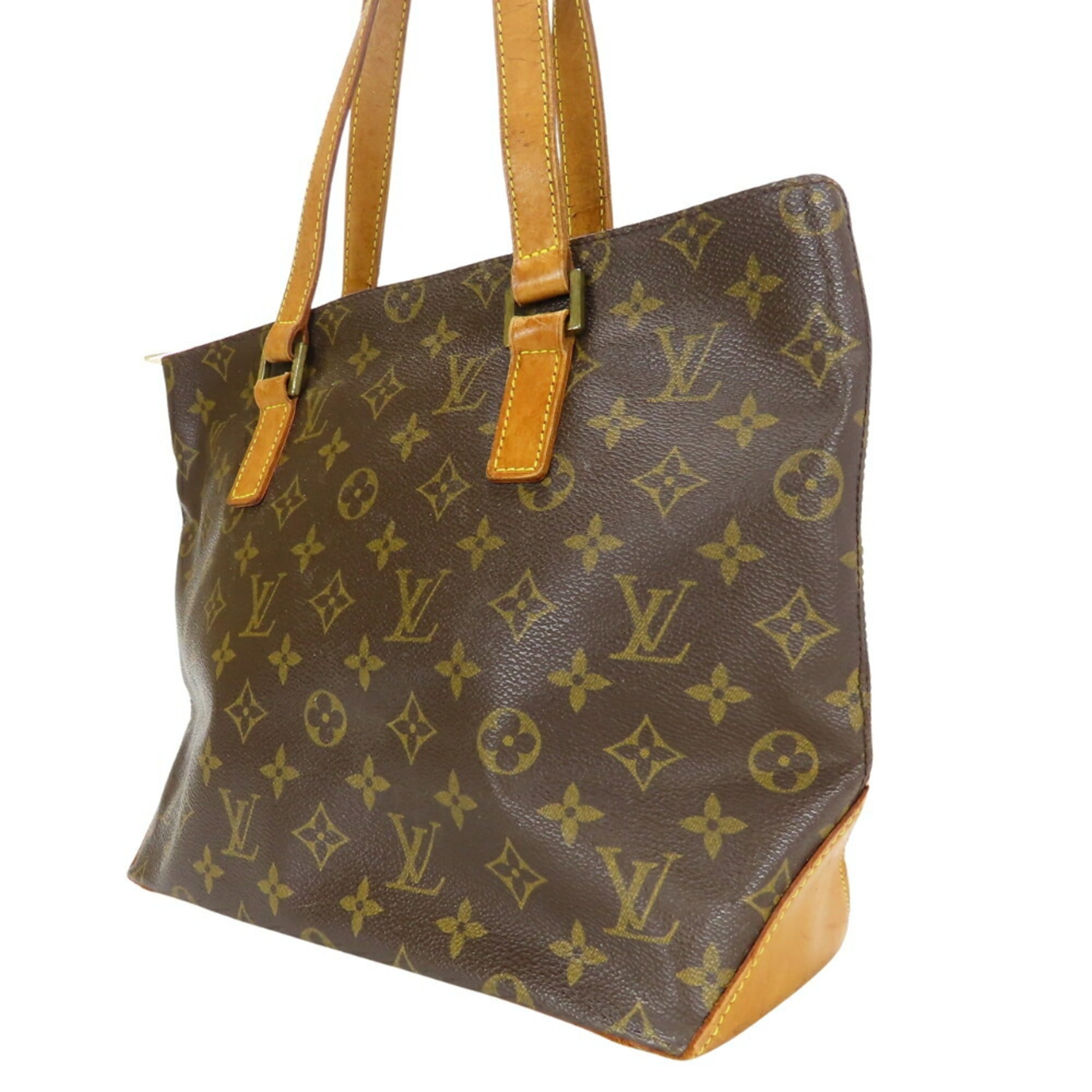 Louis Vuitton Brown Monogram Leather Tote Bag
