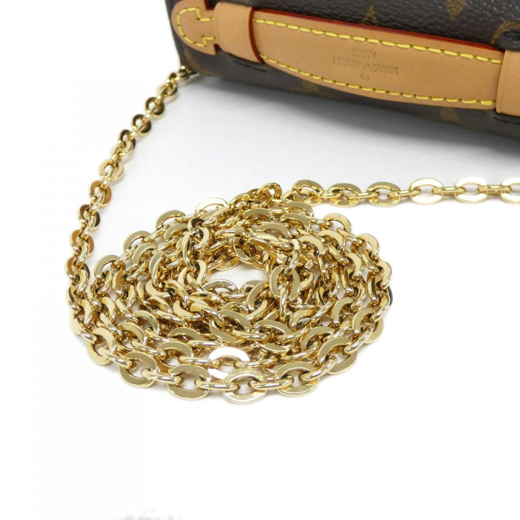 Louis Vuitton Marron Coated Canvas Shoulder Bag