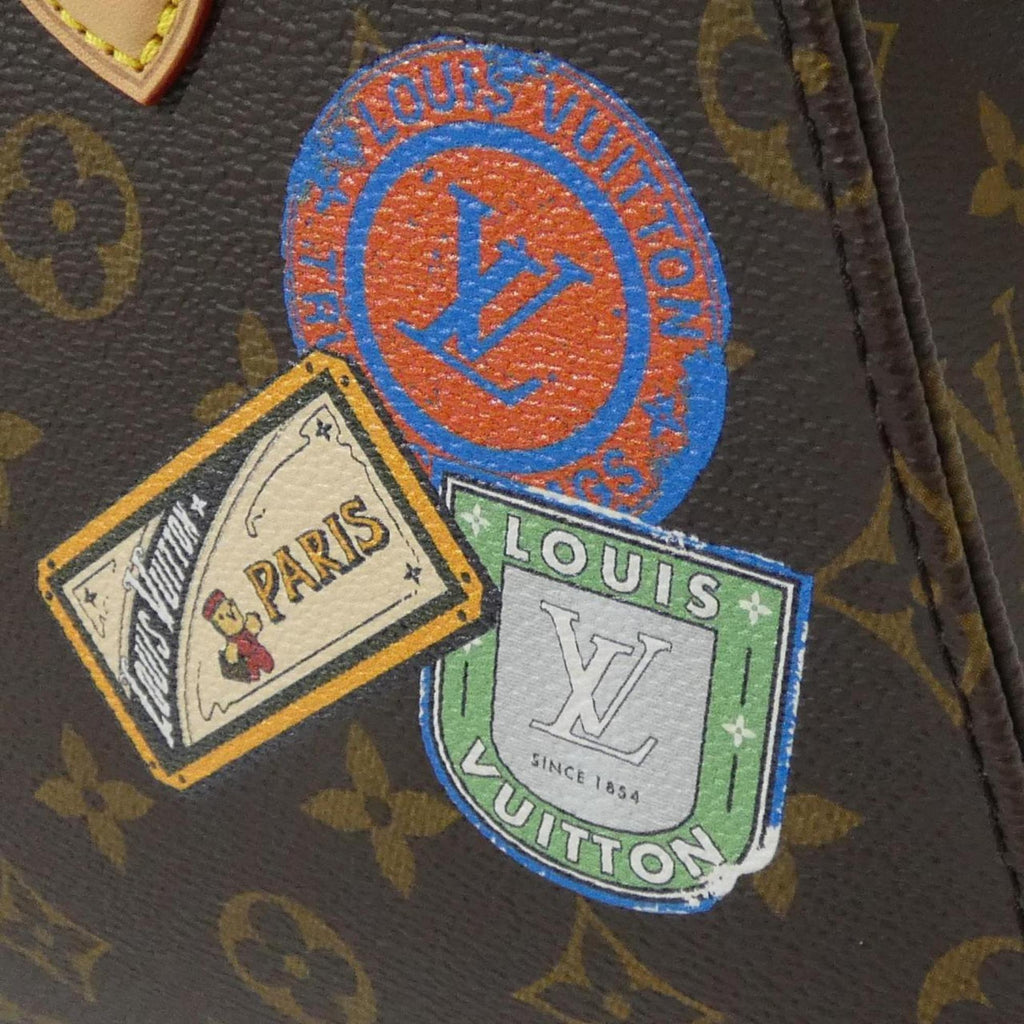 Louis Vuitton Marron Coated Canvas Handbag