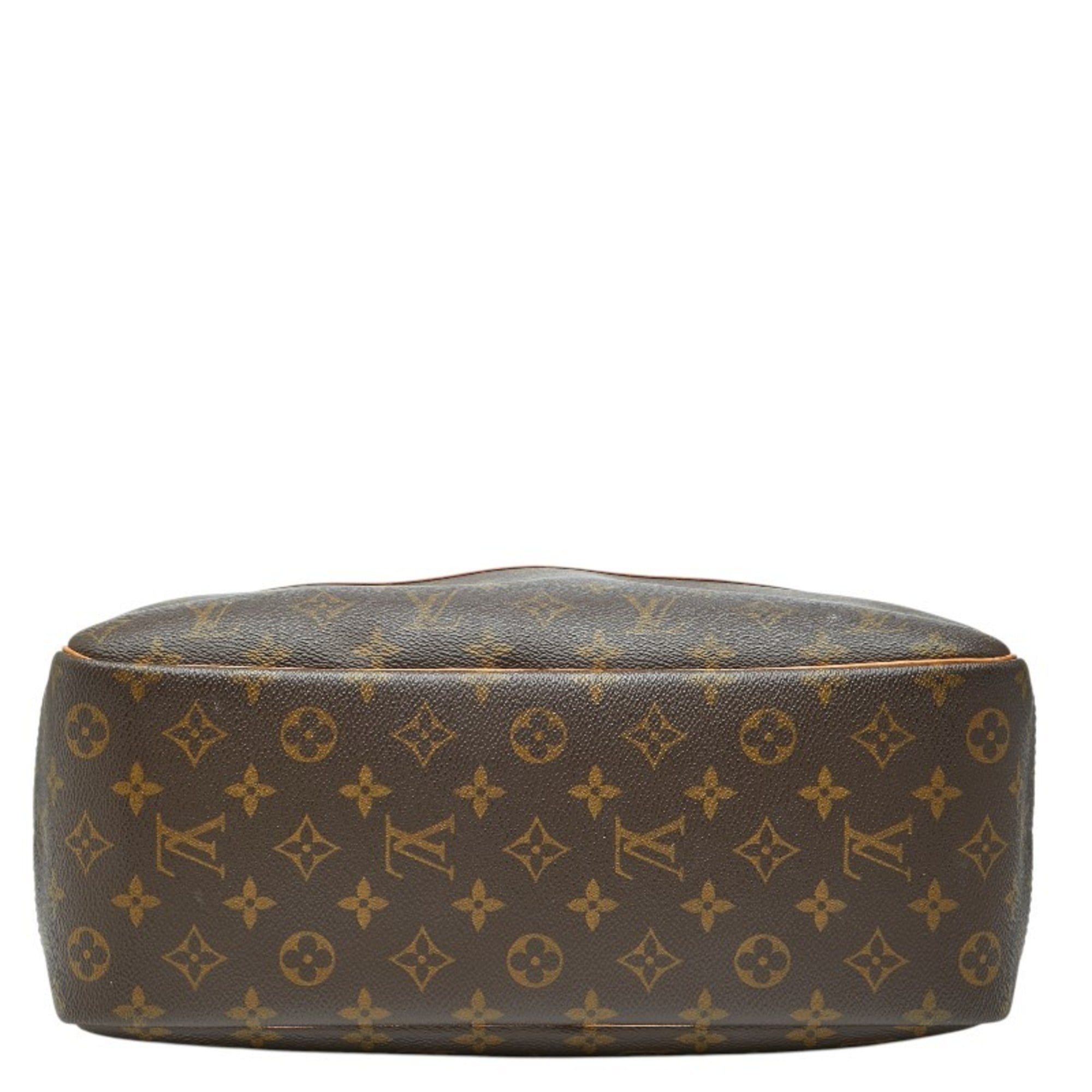 Louis Vuitton Brown Pvc Leather Handbag