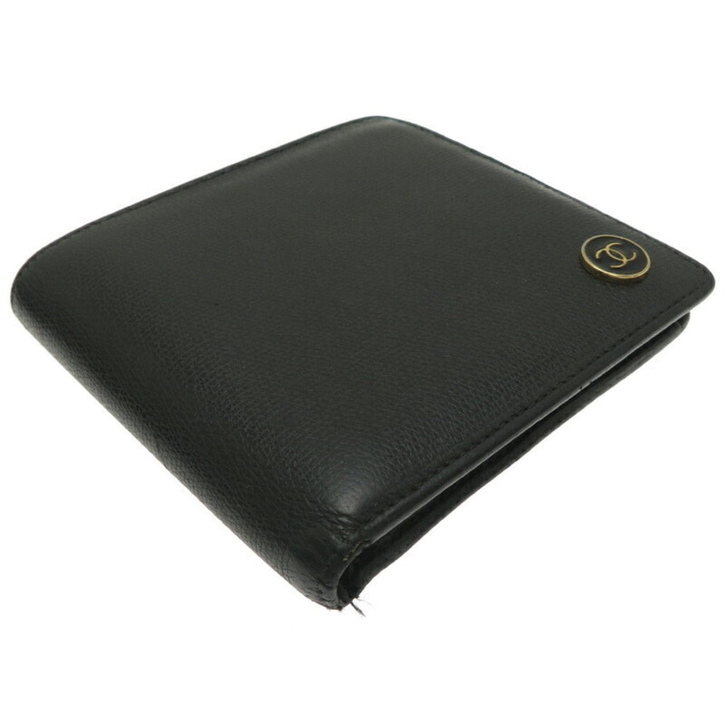 Chanel Black Leather Wallet (Bi-Fold)
