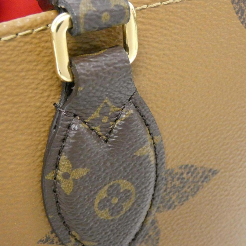 Louis Vuitton Marron Coated Canvas Handbag