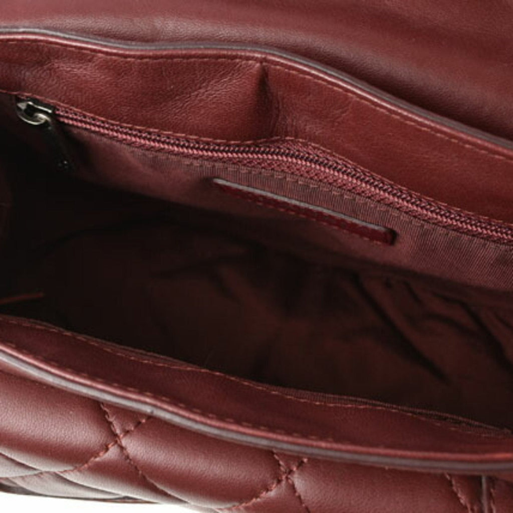 Chanel Bordeaux Saddle Bag Shoulder Bag