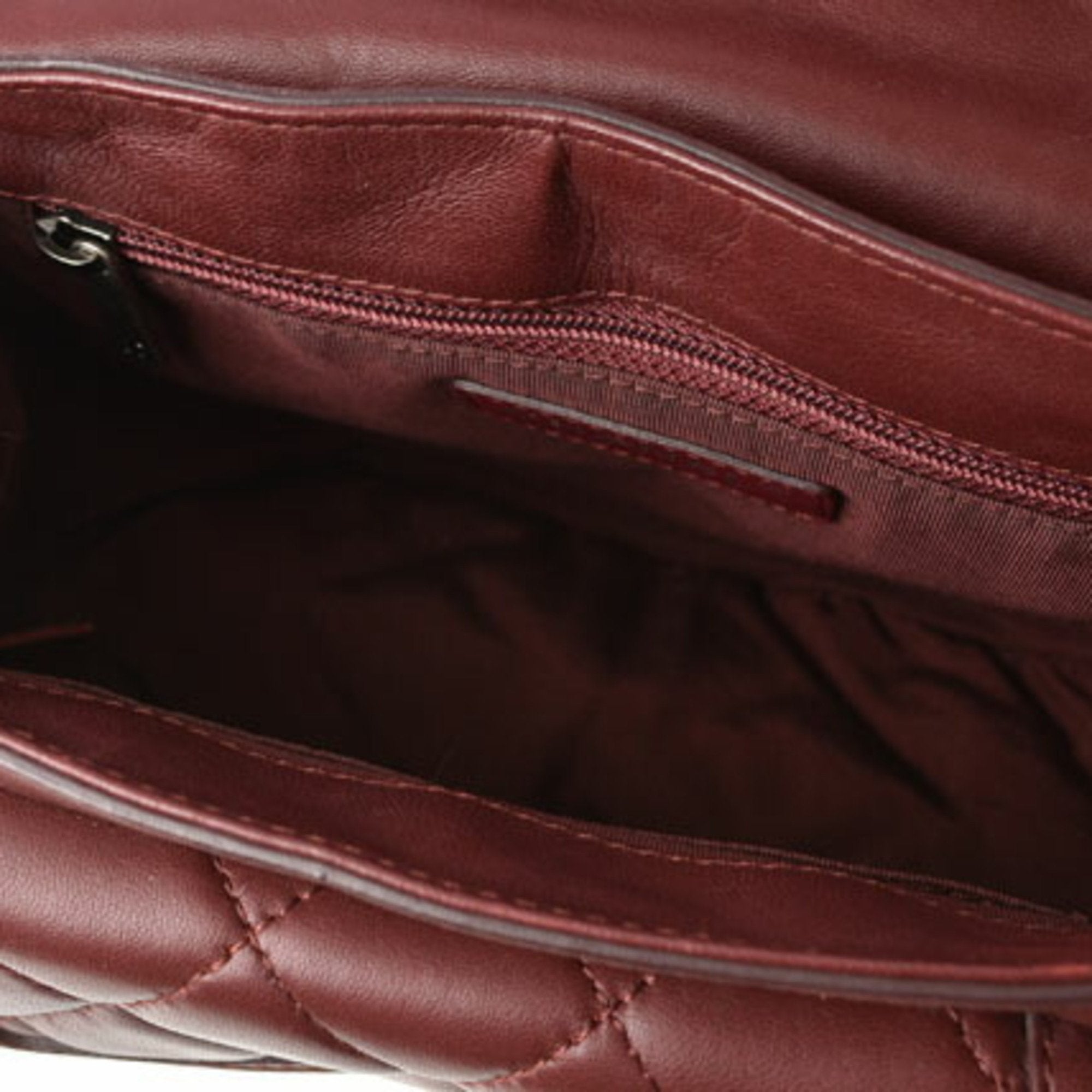 Chanel Bordeaux Saddle Bag Shoulder Bag