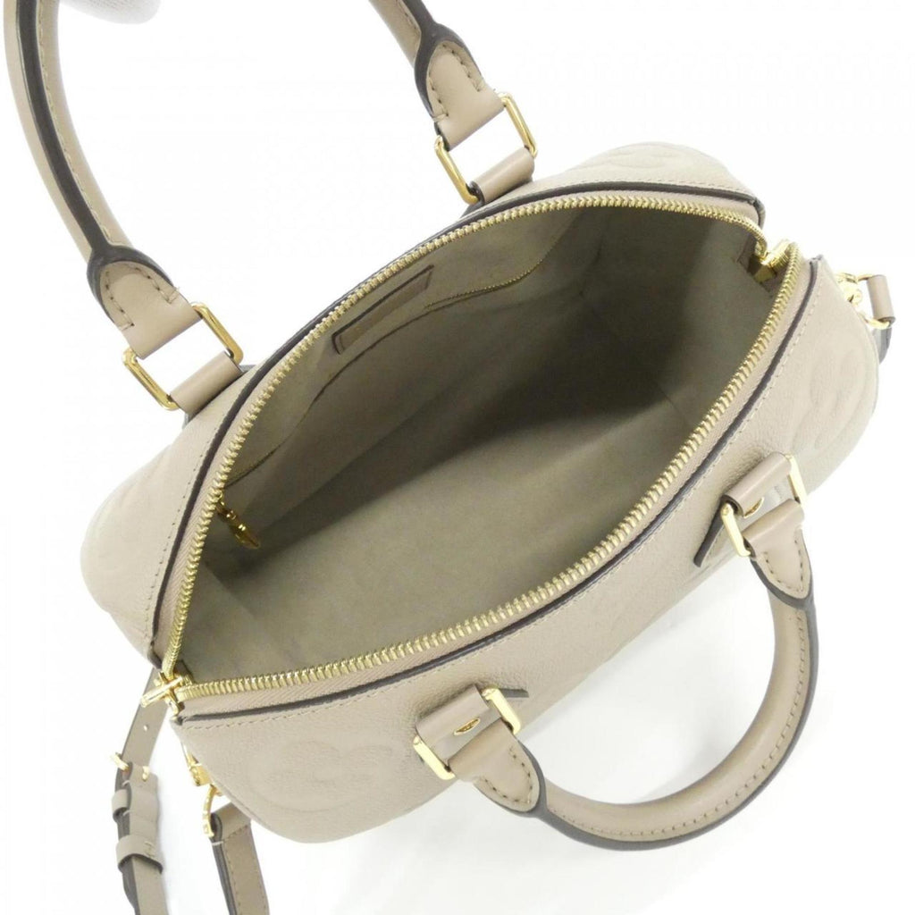 Louis Vuitton Tourterelle Leather Boston Bag