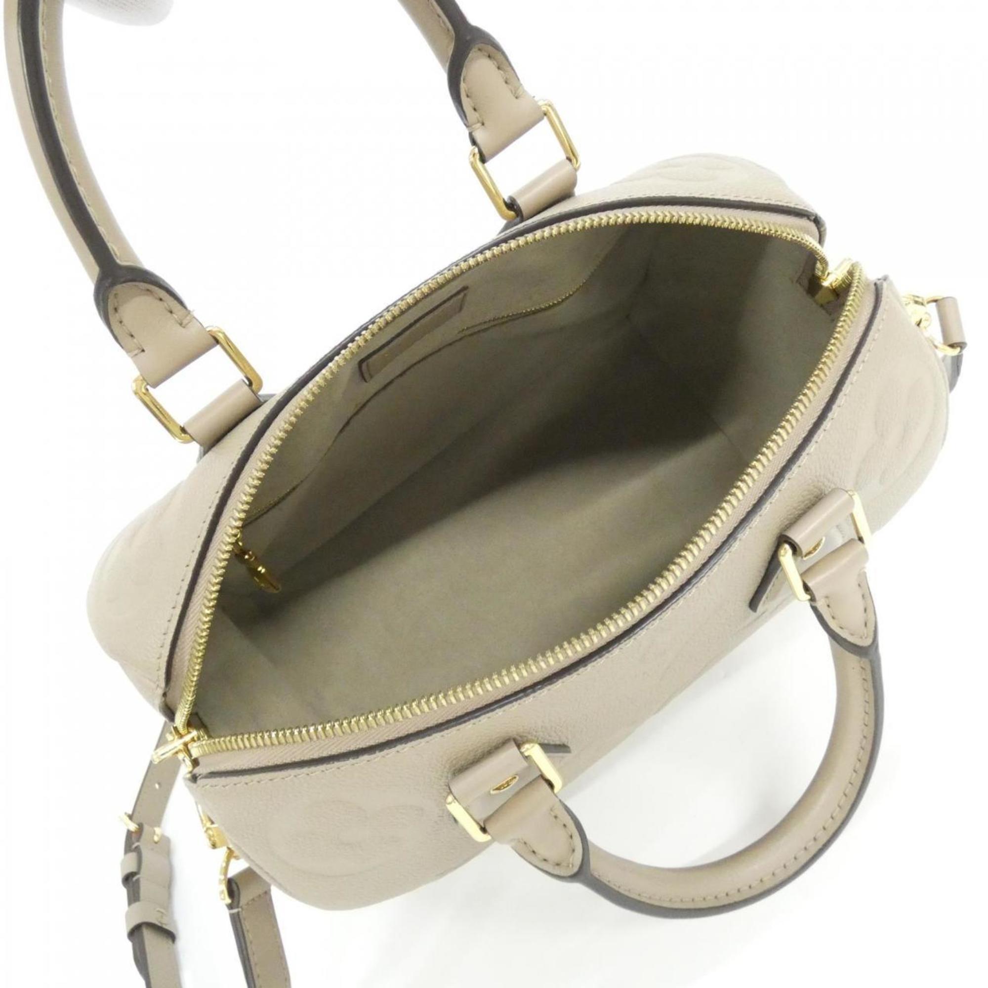 Louis Vuitton Tourterelle Leather Boston Bag