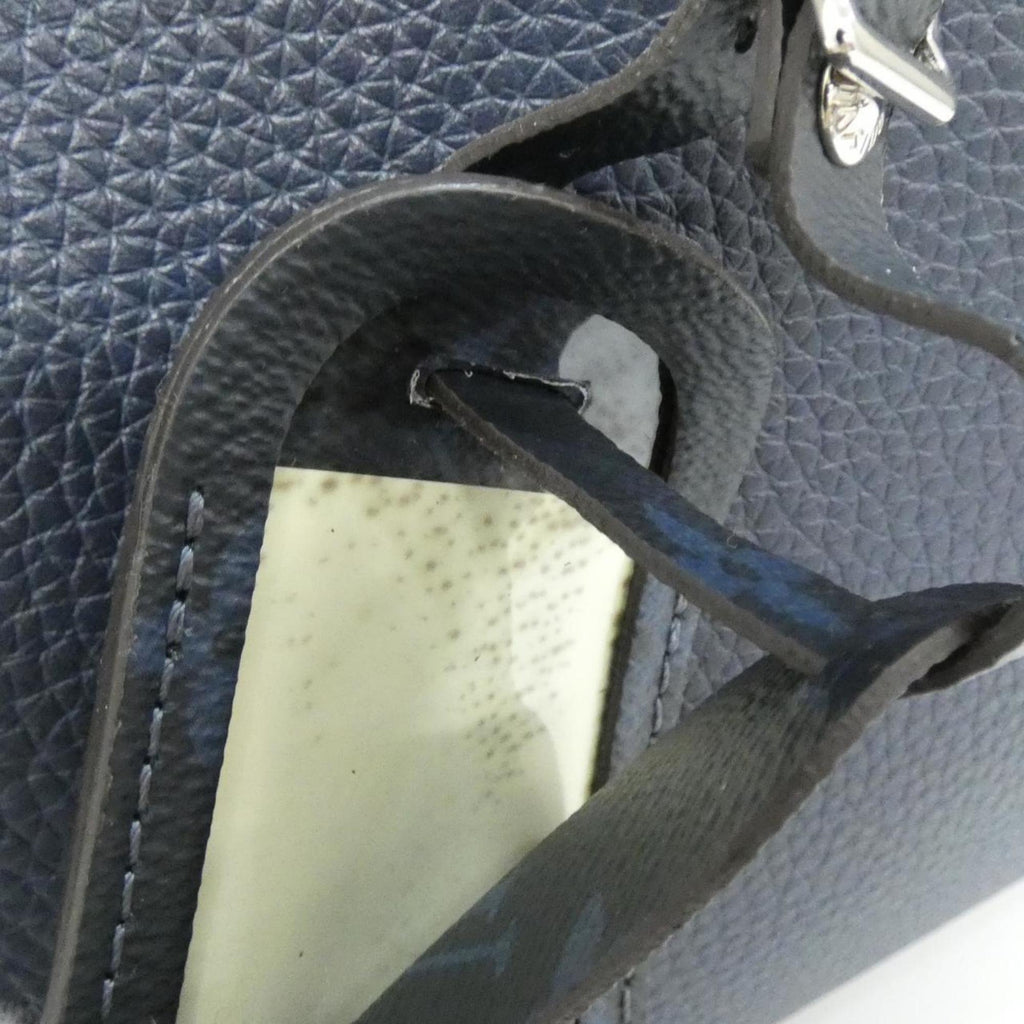 Louis Vuitton Navy Leather Handbag