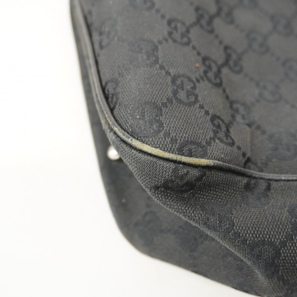 Gucci Black Canvas Tote Bag (Pre-Owned)