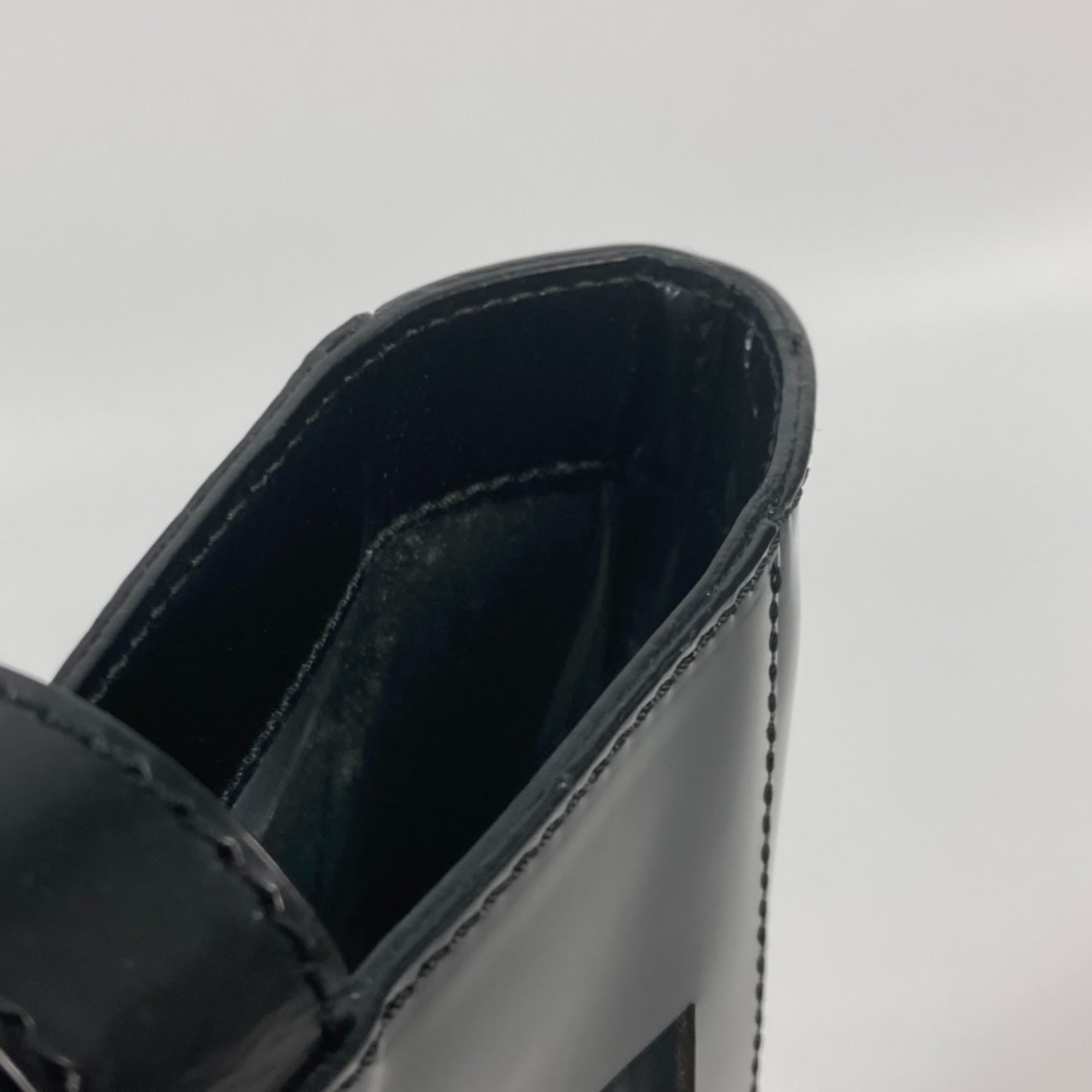 Celine Black Vinyl Shoulder Bag Tote Bag