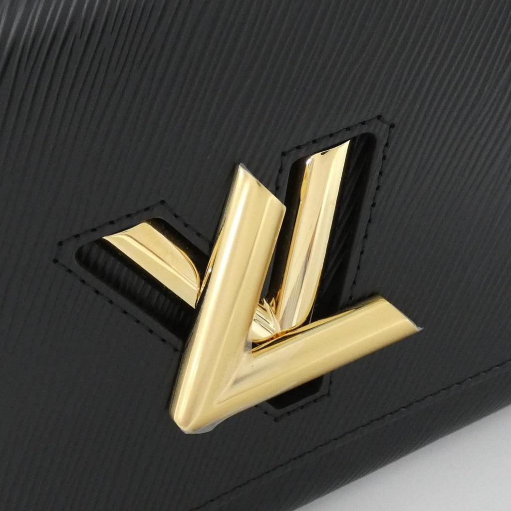 Louis Vuitton Black Leather Shoulder Bag
