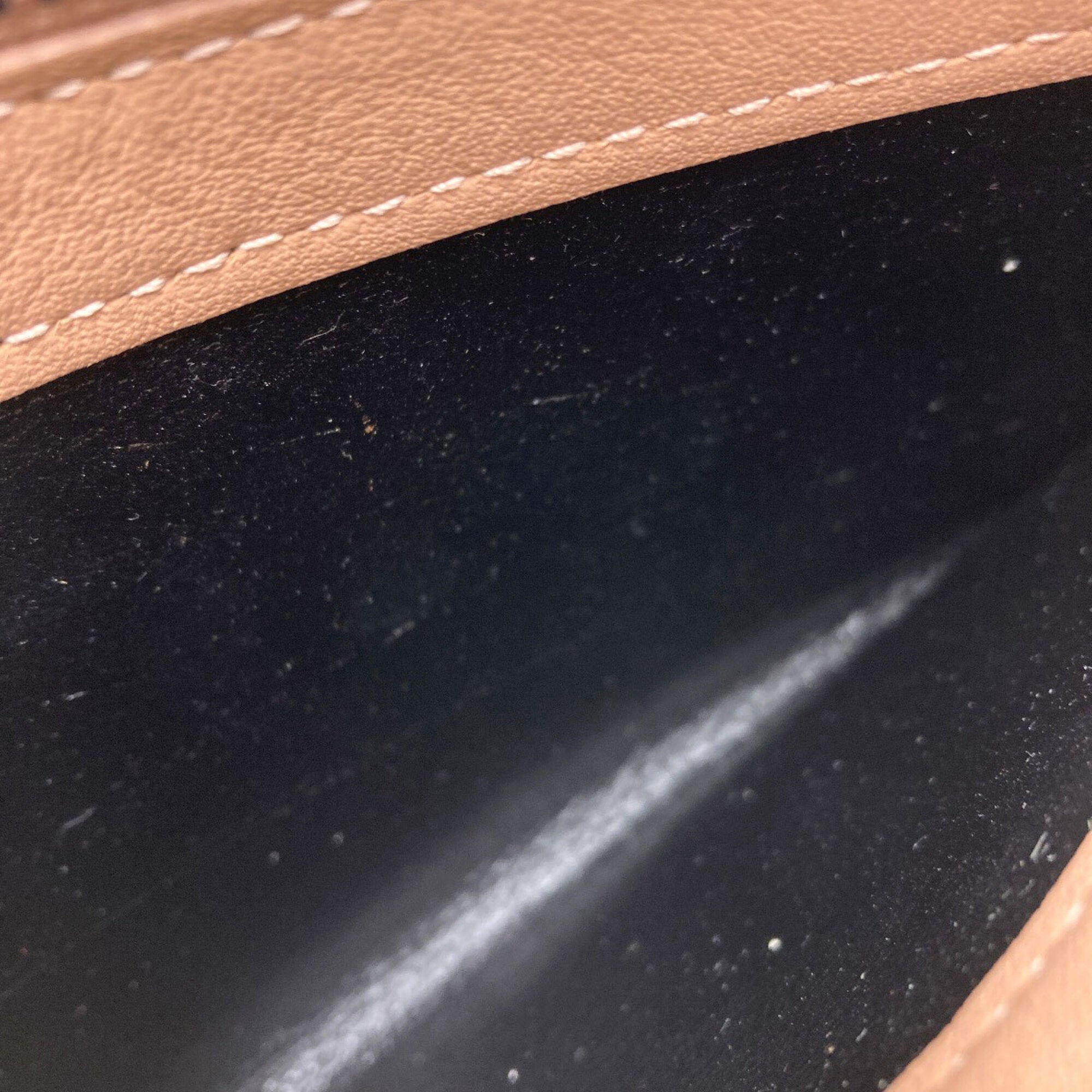Balenciaga Brown Leather Handbag Pouch