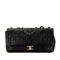 Chanel Black Leather Handbag Shoulder Bag