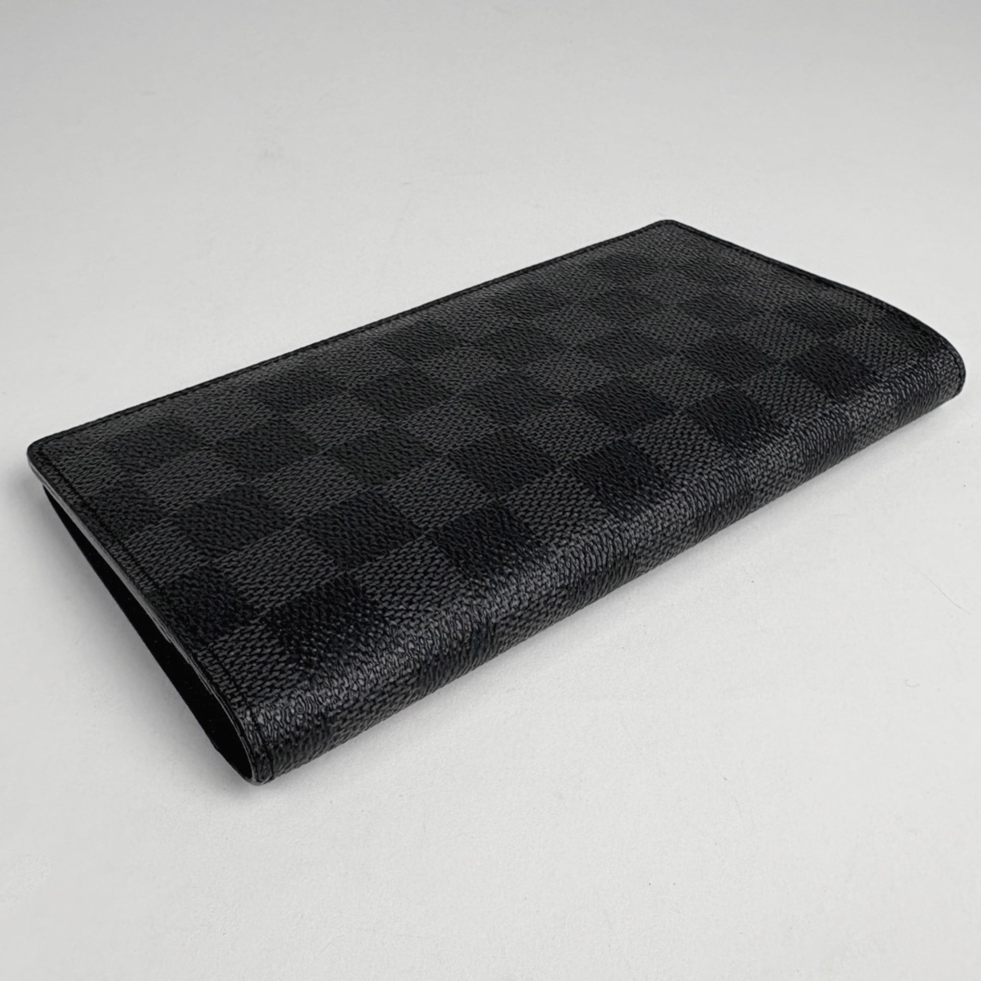 Louis Vuitton Black Damier Graphite Long Wallet