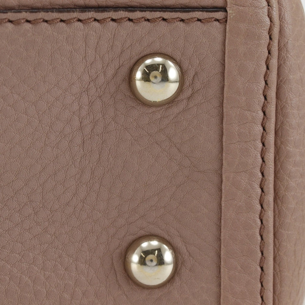 Gucci Soho Pink Leather Tote Bag (Pre-Owned)