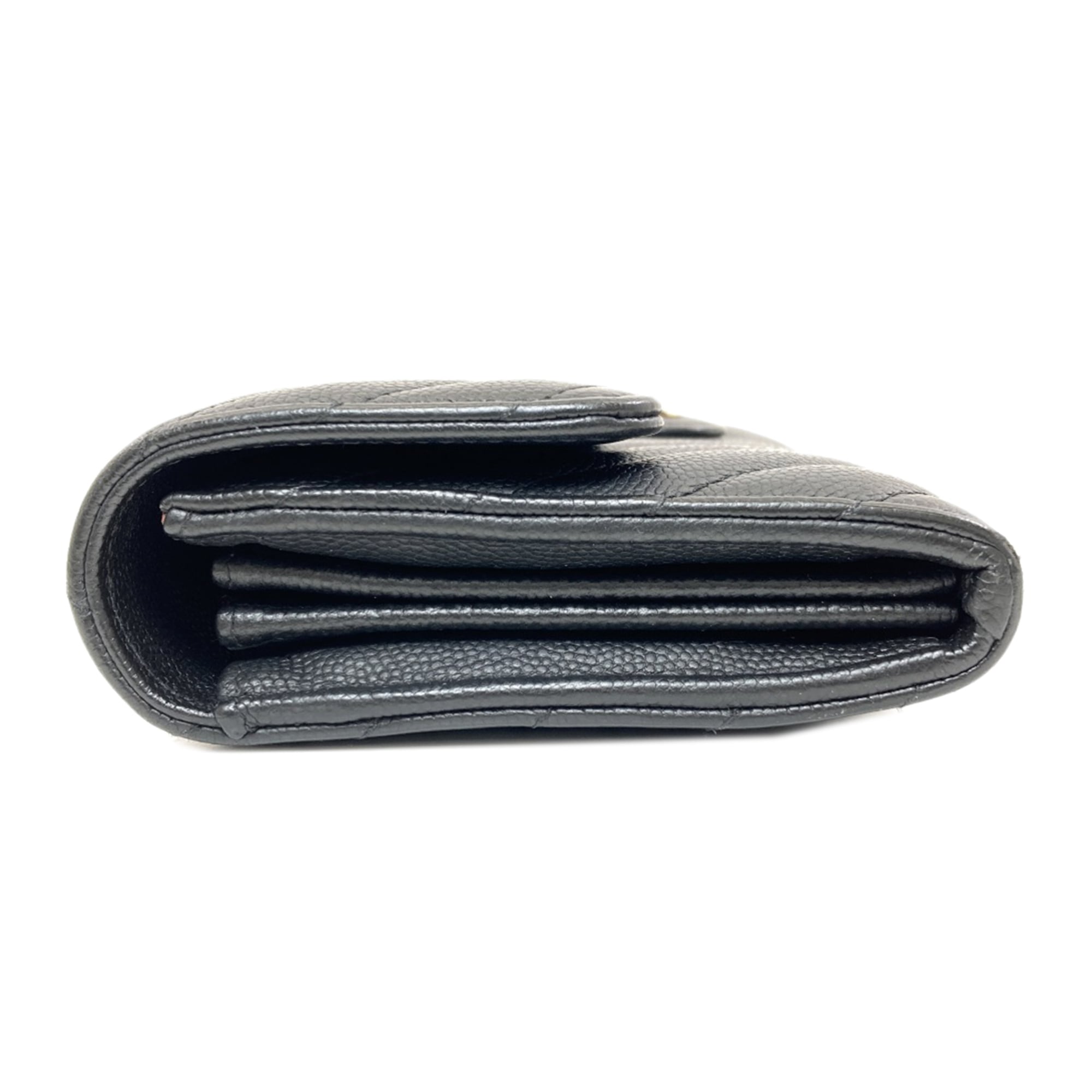 Chanel Black Long Wallet (Bi-Fold)