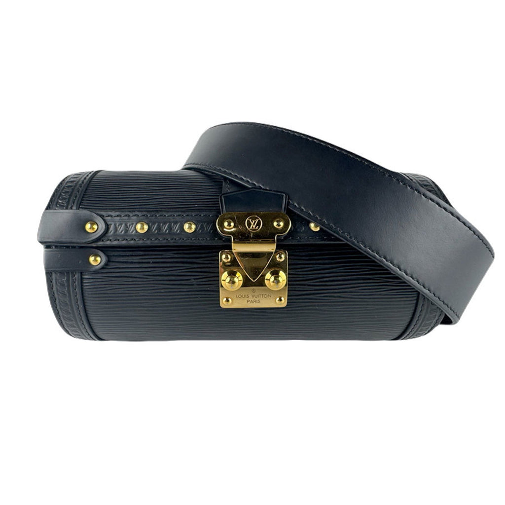 Louis Vuitton Noir Epi Leather Shoulder Bag