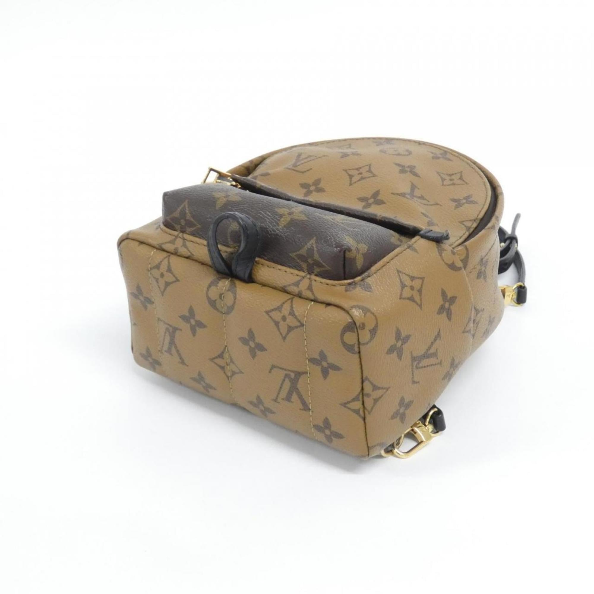 Louis Vuitton Brown Coated Canvas Backpack