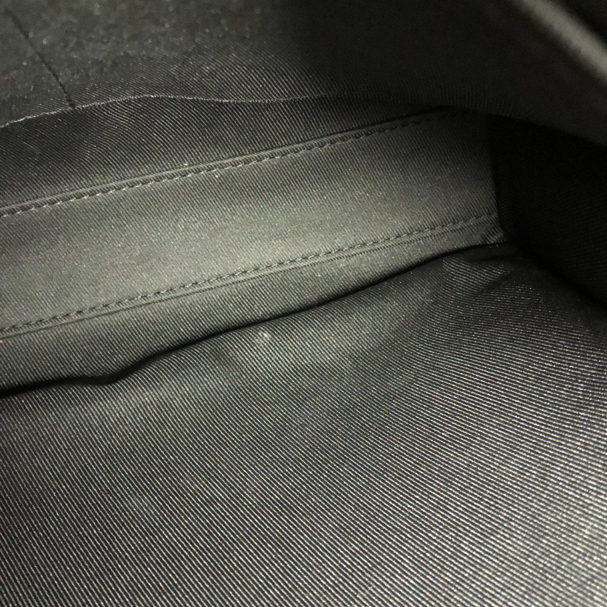 Louis Vuitton Black Coated Canvas Handbag