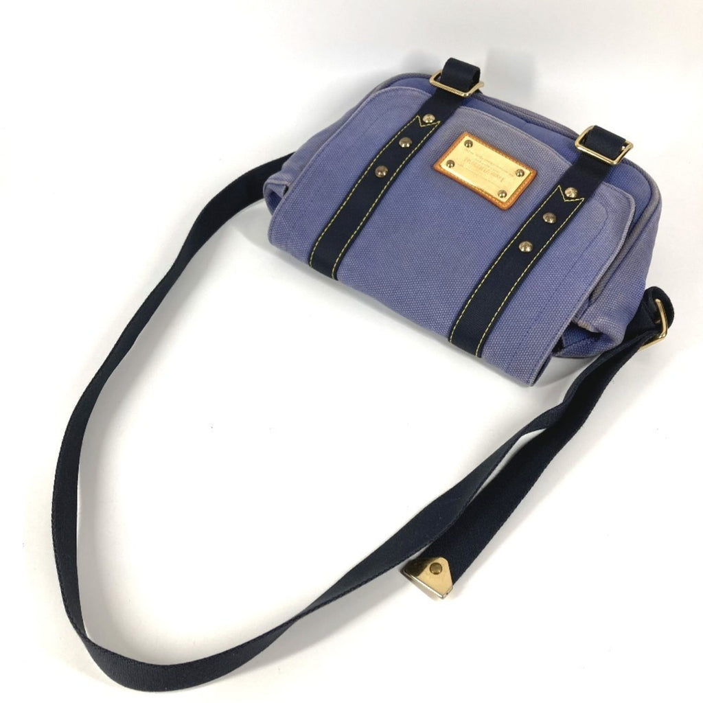 Louis Vuitton Blue Canvas Shoulder Bag Tote Bag