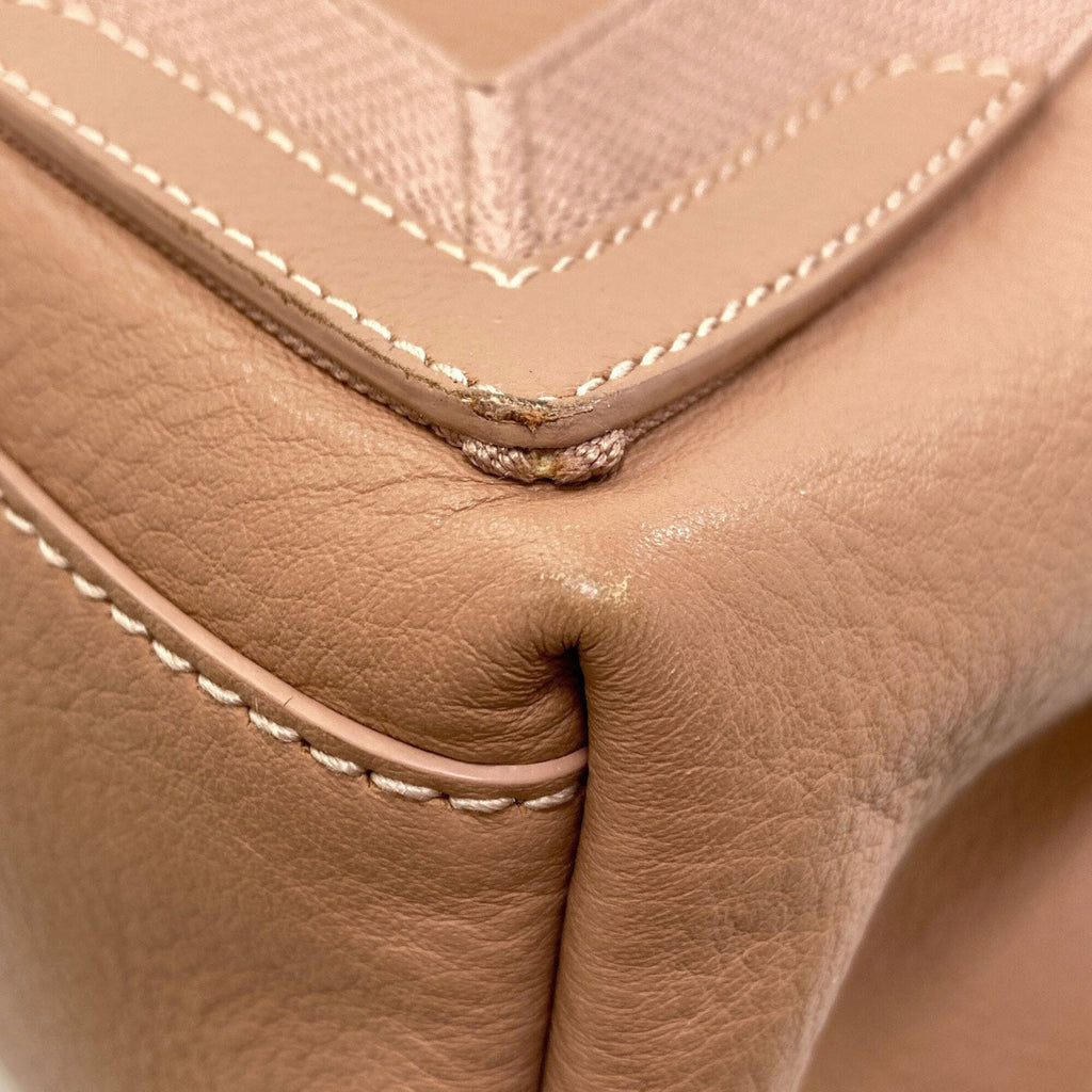 Balenciaga Brown Leather Handbag Pouch