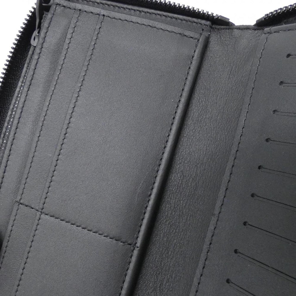 Louis Vuitton Black Leather Long Wallet