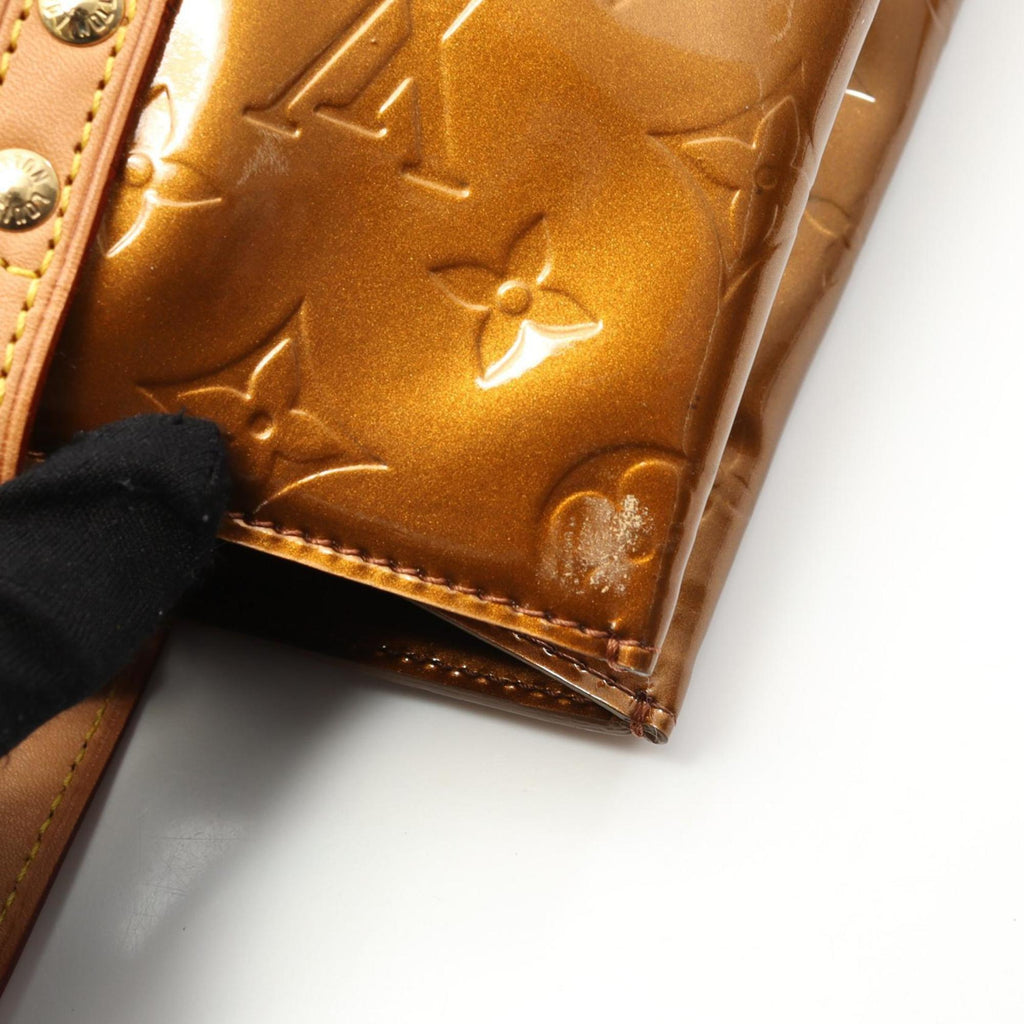 Louis Vuitton Bronze Brown Leather Tote Bag