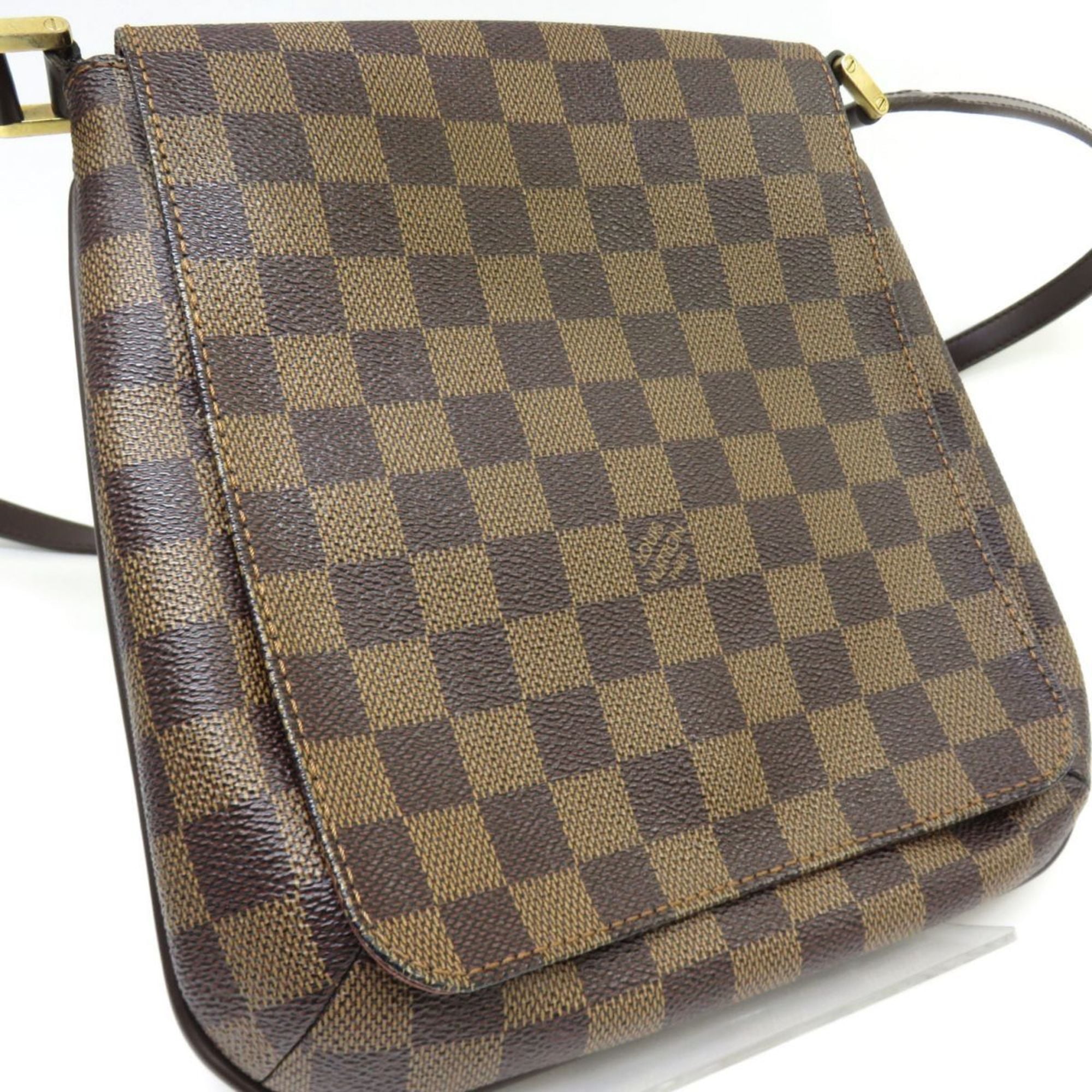 Louis Vuitton Brown Ebene Damier Canvas Shoulder Bag