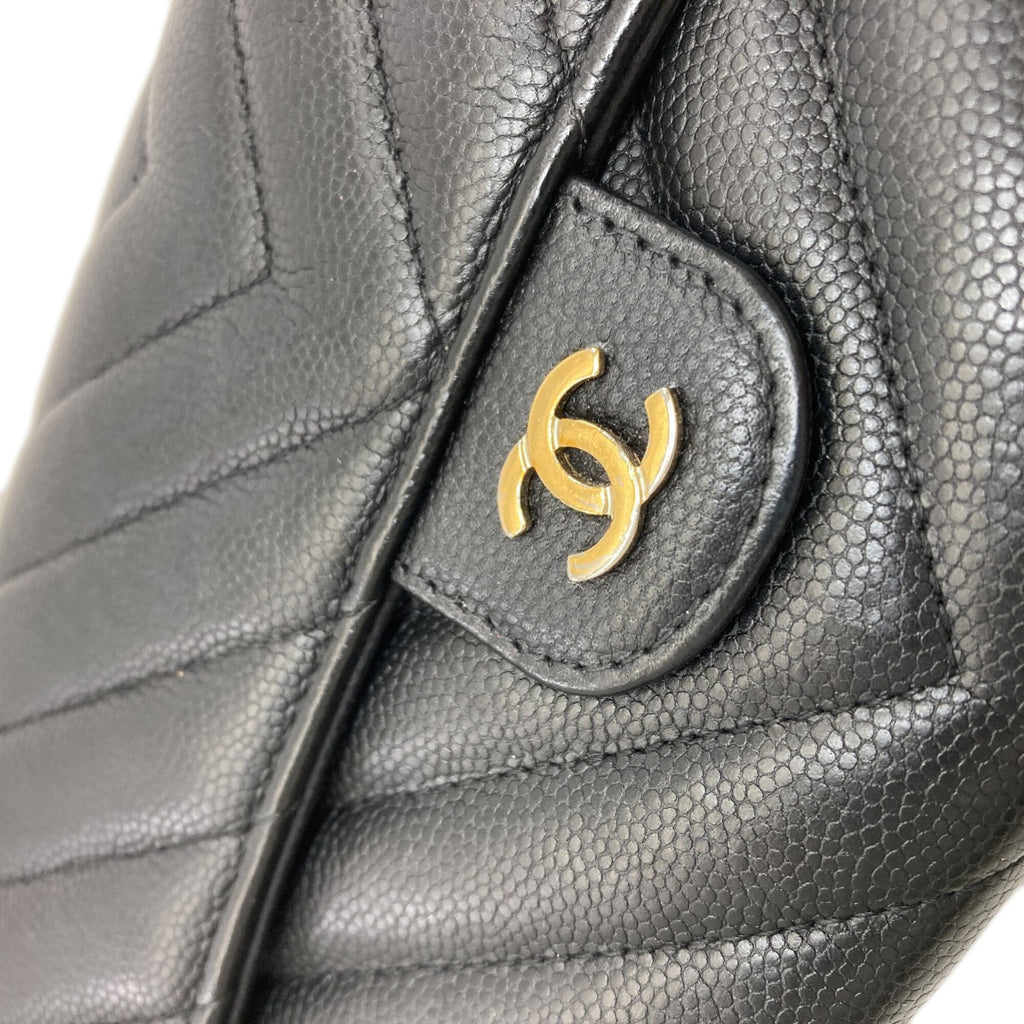 Chanel Black Long Wallet (Bi-Fold)