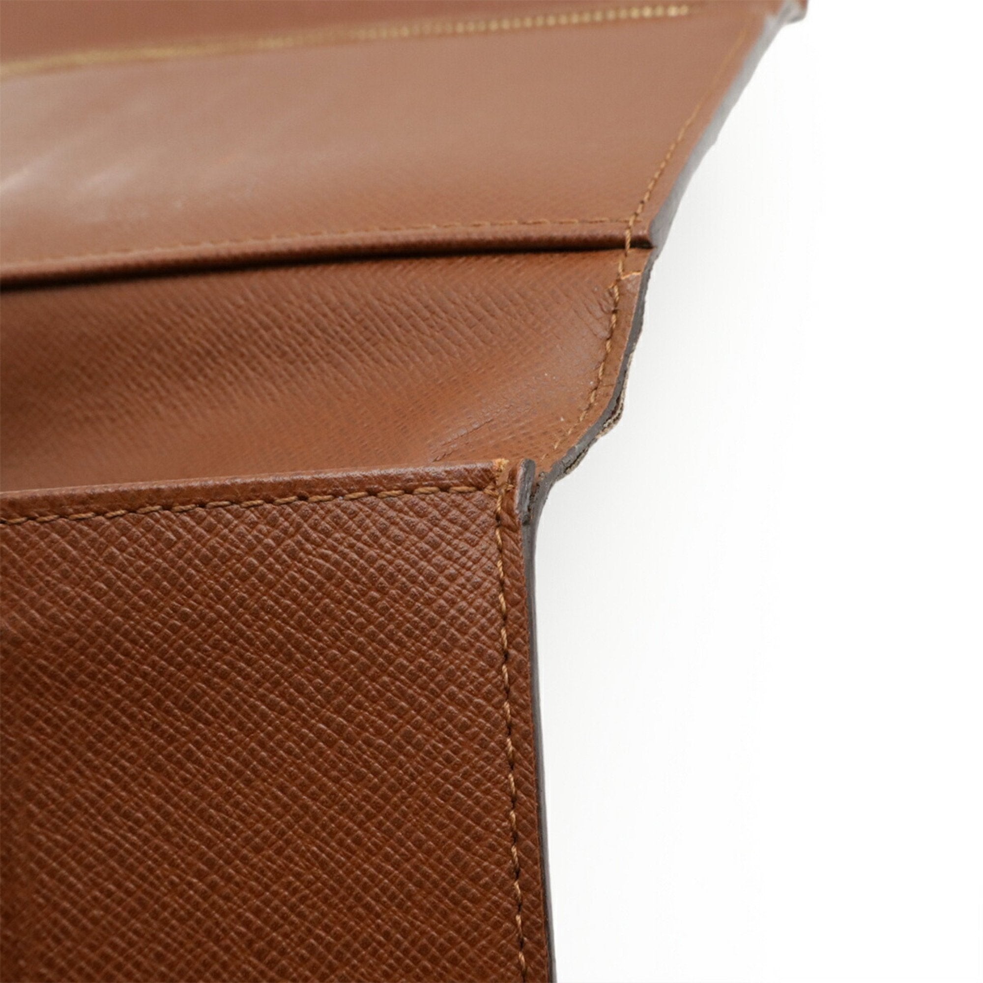 Louis Vuitton Monogram Brown Monogram Long Wallet (Tri-Fold)