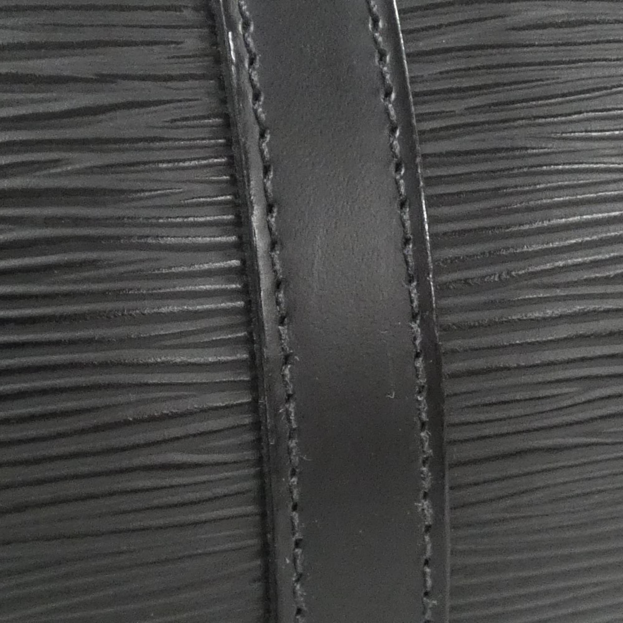 Louis Vuitton Black Leather Handbag Pouch