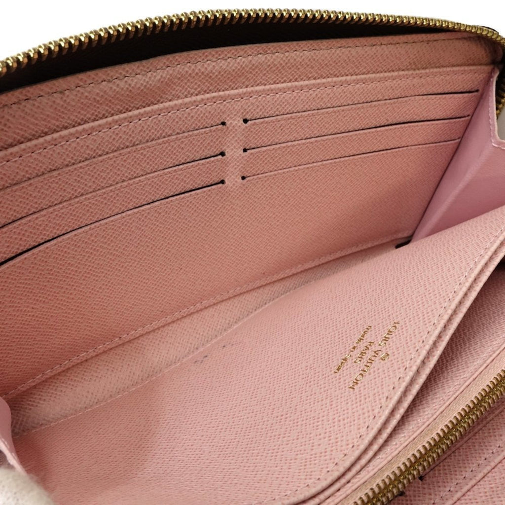 Louis Vuitton Ebene Rose Ballerine Canvas Long Wallet