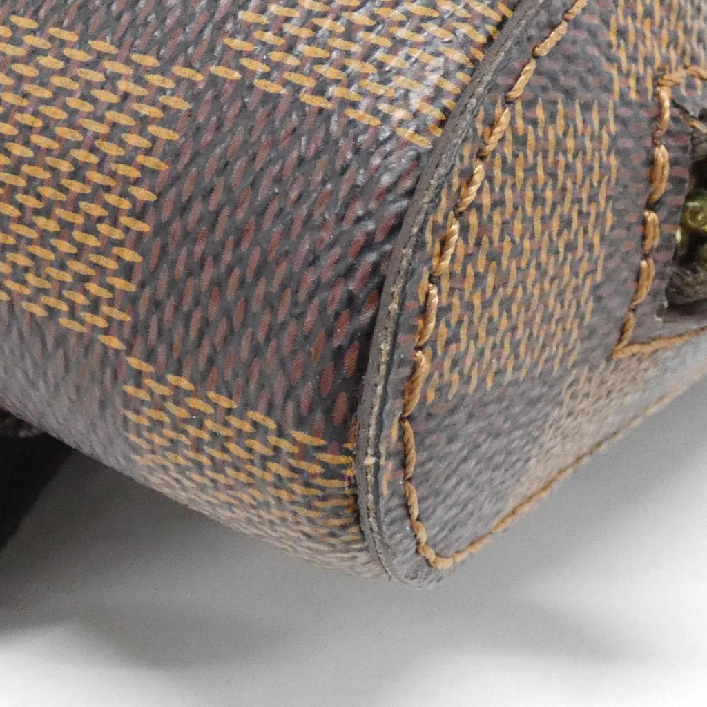 Louis Vuitton Brown Coated Canvas Shoulder Bag